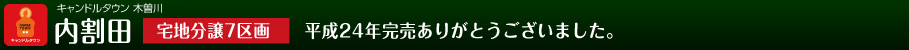 キャンドルタウン木曽川　内割田