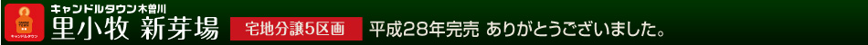 里小牧 新芽場